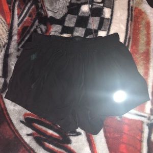 Black new balance athletic shorts